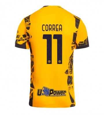 Inter Milan Joaquin Correa #11 Alternativní Dres 2024-25 Krátkým Rukávem
