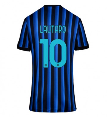 Inter Milan Lautaro Martinez #10 Domácí Dres pro Dámy 2025-26 Krátkým Rukávem