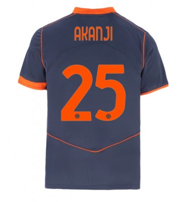 Inter Milan Manuel Akanji #25 Alternativní Dres 2025-26 Krátkým Rukávem