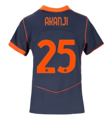 Inter Milan Manuel Akanji #25 Alternativní Dres pro Dámy 2025-26 Krátkým Rukávem
