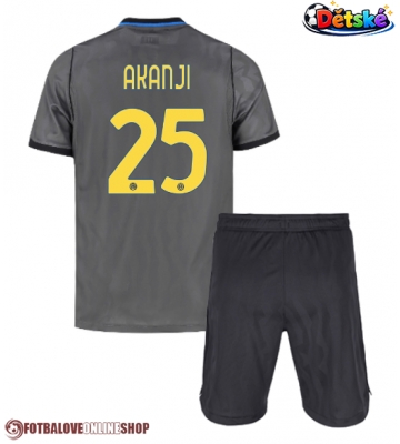 Inter Milan Manuel Akanji #25 Alternativní dres komplet pro Děti 2026-27 Krátkým Rukávem (+ Krátké kalhoty)