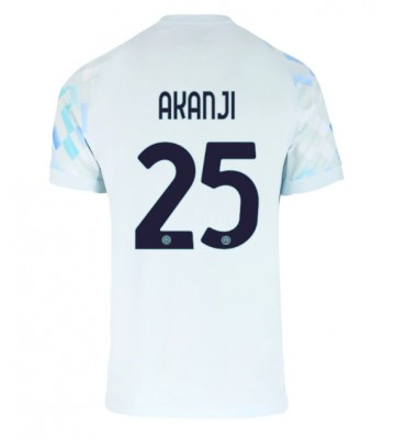 Inter Milan Manuel Akanji #25 Venkovní Dres 2025-26 Krátkým Rukávem