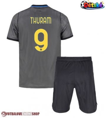 Inter Milan Marcus Thuram #9 Alternativní dres komplet pro Děti 2026-27 Krátkým Rukávem (+ Krátké kalhoty)