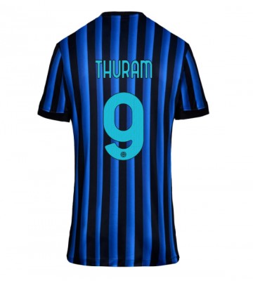 Inter Milan Marcus Thuram #9 Domácí Dres pro Dámy 2025-26 Krátkým Rukávem Inter Milan Marcus Thuram #9 Domácí Dres pro Dámy 2025-26 Krátkým Rukávem