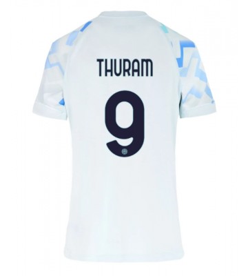 Inter Milan Marcus Thuram #9 Venkovní Dres pro Dámy 2025-26 Krátkým Rukávem Inter Milan Marcus Thuram #9 Venkovní Dres pro Dámy 2025-26 Krátkým Rukávem