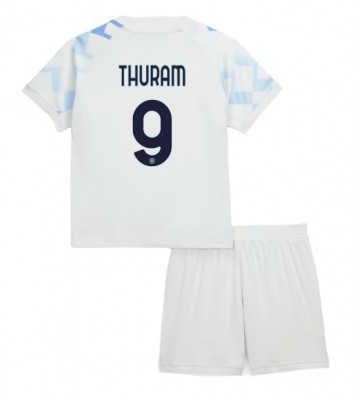Inter Milan Marcus Thuram #9 Venkovní dres komplet pro Děti 2025-26 Krátkým Rukávem (+ Krátké kalhoty)