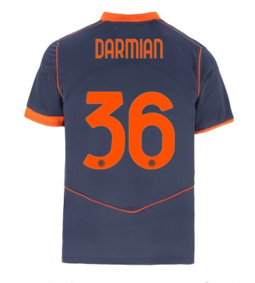 Inter Milan Matteo Darmian #36 Alternativní Dres 2025-26 Krátkým Rukávem