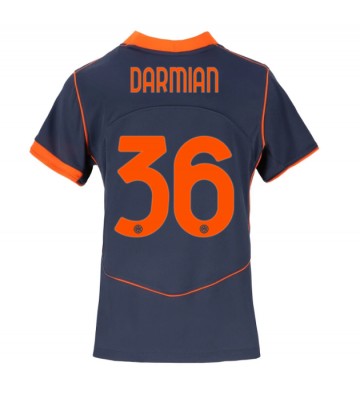 Inter Milan Matteo Darmian #36 Alternativní Dres pro Dámy 2025-26 Krátkým Rukávem