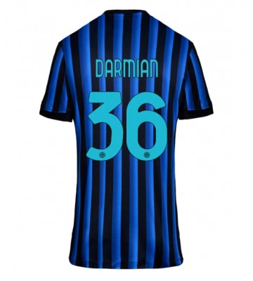 Inter Milan Matteo Darmian #36 Domácí Dres pro Dámy 2025-26 Krátkým Rukávem