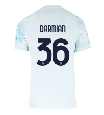 Inter Milan Matteo Darmian #36 Venkovní Dres 2025-26 Krátkým Rukávem