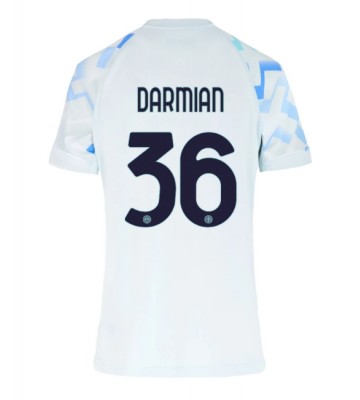 Inter Milan Matteo Darmian #36 Venkovní Dres pro Dámy 2025-26 Krátkým Rukávem