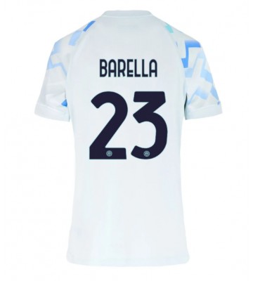 Inter Milan Nicolo Barella #23 Venkovní Dres pro Dámy 2025-26 Krátkým Rukávem