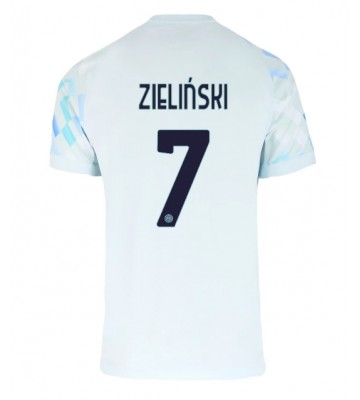 Inter Milan Piotr Zielinski #7 Venkovní Dres 2025-26 Krátkým Rukávem