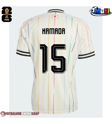 Japonsko Daichi Kamada #15 Venkovní Dres MS 2026 Krátkým Rukávem