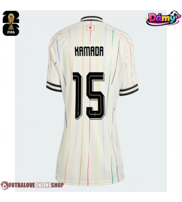Japonsko Daichi Kamada #15 Venkovní Dres pro Dámy MS 2026 Krátkým Rukávem