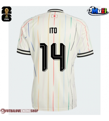 Japonsko Junya Ito #14 Venkovní Dres MS 2026 Krátkým Rukávem