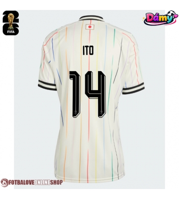 Japonsko Junya Ito #14 Venkovní Dres pro Dámy MS 2026 Krátkým Rukávem