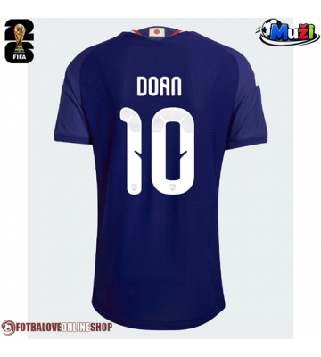 Japonsko Ritsu Doan #10 Domácí Dres MS 2026 Krátkým Rukávem