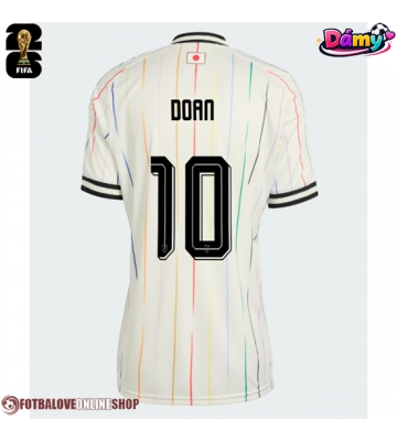 Japonsko Ritsu Doan #10 Venkovní Dres pro Dámy MS 2026 Krátkým Rukávem