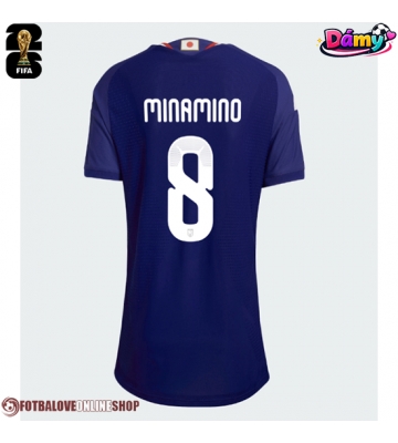 Japonsko Takumi Minamino #8 Domácí Dres pro Dámy MS 2026 Krátkým Rukávem