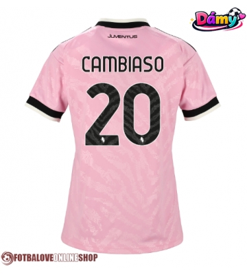 Juventus Andrea Cambiaso #20 Venkovní Dres pro Dámy 2026-27 Krátkým Rukávem