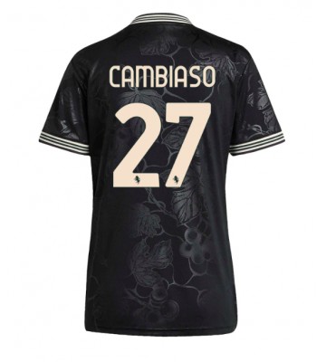 Juventus Andrea Cambiaso #27 Alternativní Dres pro Dámy 2025-26 Krátkým Rukávem