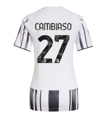 Juventus Andrea Cambiaso #27 Domácí Dres pro Dámy 2025-26 Krátkým Rukávem
