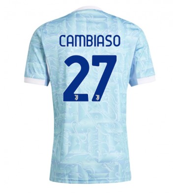 Juventus Andrea Cambiaso #27 Venkovní Dres 2025-26 Krátkým Rukávem