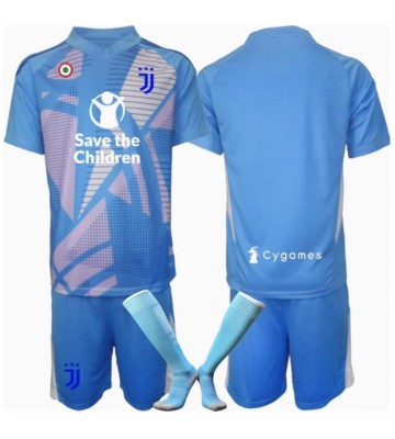 Juventus Brankář Alternativní dres komplet pro Děti 2024-25 Krátkým Rukávem (+ Krátké kalhoty)