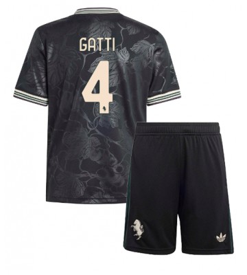 Juventus Federico Gatti #4 Alternativní dres komplet pro Děti 2025-26 Krátkým Rukávem (+ Krátké kalhoty)