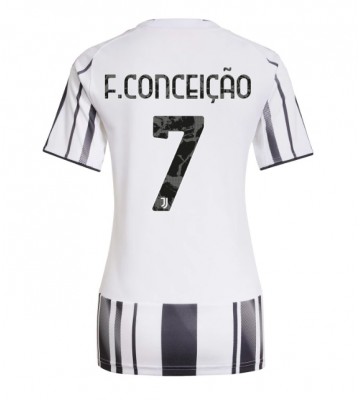 Juventus Francisco Conceicao #7 Domácí Dres pro Dámy 2025-26 Krátkým Rukávem