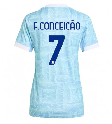Juventus Francisco Conceicao #7 Venkovní Dres pro Dámy 2025-26 Krátkým Rukávem