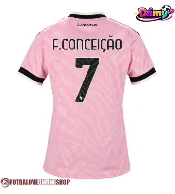 Juventus Francisco Conceicao #7 Venkovní Dres pro Dámy 2026-27 Krátkým Rukávem