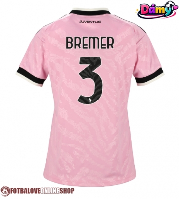 Juventus Gleison Bremer #3 Venkovní Dres pro Dámy 2026-27 Krátkým Rukávem