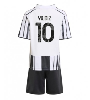 Juventus Kenan Yildiz #10 Domácí dres komplet pro Děti 2025-26 Krátkým Rukávem (+ Krátké kalhoty)