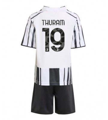 Juventus Khephren Thuram #19 Domácí dres komplet pro Děti 2025-26 Krátkým Rukávem (+ Krátké kalhoty)