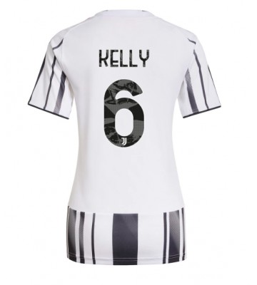 Juventus Lloyd Kelly #6 Domácí Dres pro Dámy 2025-26 Krátkým Rukávem