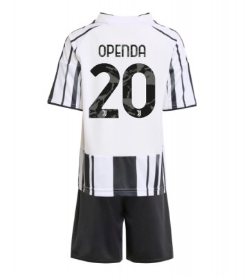 Juventus Lois Openda #20 Domácí dres komplet pro Děti 2025-26 Krátkým Rukávem (+ Krátké kalhoty)