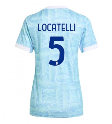 Juventus Manuel Locatelli #5 Venkovní Dres pro Dámy 2025-26 Krátkým Rukávem