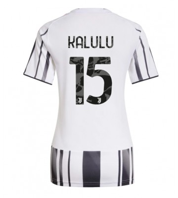 Juventus Pierre Kalulu #15 Domácí Dres pro Dámy 2025-26 Krátkým Rukávem