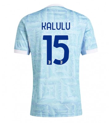 Juventus Pierre Kalulu #15 Venkovní Dres 2025-26 Krátkým Rukávem