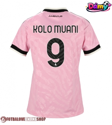 Juventus Randal Kolo Muani #9 Venkovní Dres pro Dámy 2026-27 Krátkým Rukávem