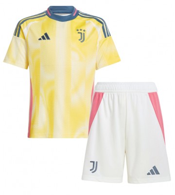 Juventus Venkovní dres komplet pro Děti 2024-25 Krátkým Rukávem (+ Krátké kalhoty)