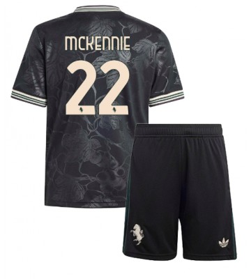 Juventus Weston McKennie #22 Alternativní dres komplet pro Děti 2025-26 Krátkým Rukávem (+ Krátké kalhoty)
