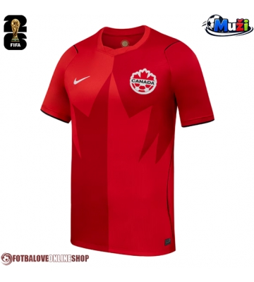 Kanada Domácí Dres MS 2026 Krátkým Rukávem