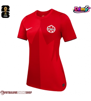 Kanada Domácí Dres pro Dámy MS 2026 Krátkým Rukávem