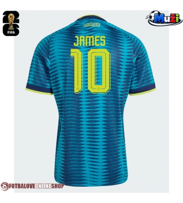 Kolumbie James Rodriguez #10 Venkovní Dres MS 2026 Krátkým Rukávem