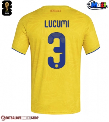 Kolumbie Jhon Lucumi #3 Domácí Dres MS 2026 Krátkým Rukávem