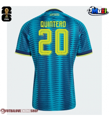 Kolumbie Juan Fernando Quintero #20 Venkovní Dres MS 2026 Krátkým Rukávem