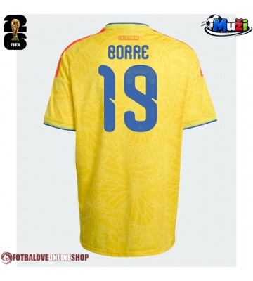 Kolumbie Rafael Santos Borre #19 Domácí Dres MS 2026 Krátkým Rukávem